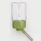 Поилка для грызунов, 250 мл, крепление-пружинка, зелёная - Фото 2