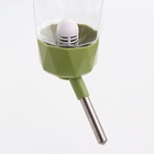 Поилка для грызунов, 250 мл, крепление-пружинка, зелёная - Фото 4