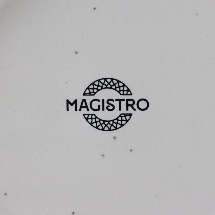 Салатник фарфоровый Magistro Urban, 600 мл, d=16 см, цвет белый в крапинку - фото 1908993113