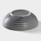 Салатник фарфоровый Magistro Urban, 600 мл, d=16 см, цвет серый - Фото 3
