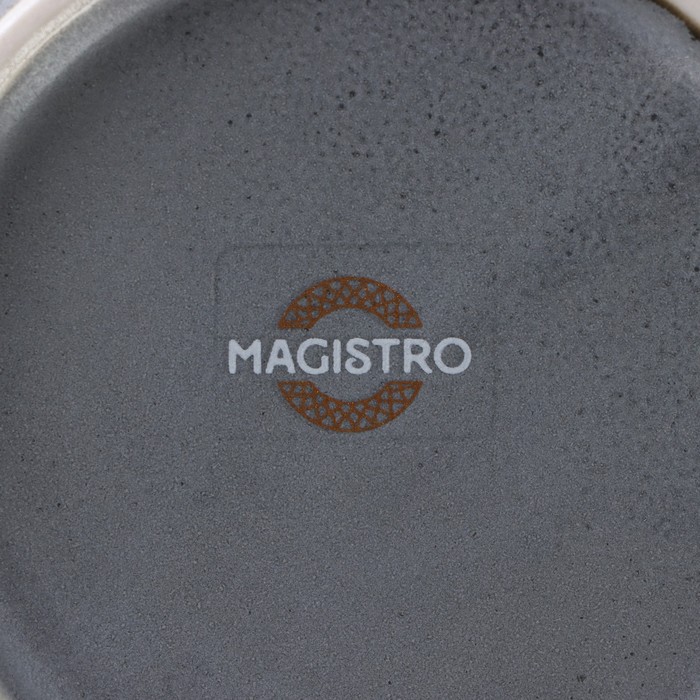 Салатник фарфоровый Magistro Urban, 600 мл, d=16 см, цвет серый - фото 1908993120
