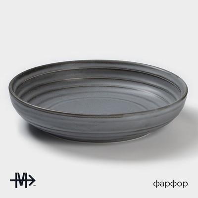 Салатник Magistro Urban, 1250 мл, d=23 см, фарфор, серый