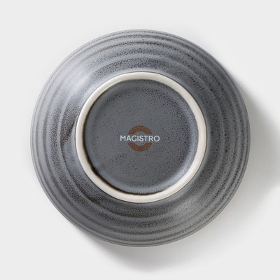 Салатник Magistro Urban, 260 мл, d=12 см, фарфор, серый