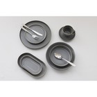 Десертная тарелка Magistro Urban, d=17 см, фарфор, серая - Фото 8