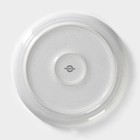 Тарелка фарфоровая обеденная Magistro Urban, d=22 см, цвет белый в крапинку - Фото 4