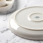 Тарелка обеденная Magistro Urban, d=22 см, фарфор, белая в крапинку - Фото 6