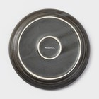 Тарелка фарфоровая обеденная Magistro Urban, d=22 см, цвет серый - Фото 4