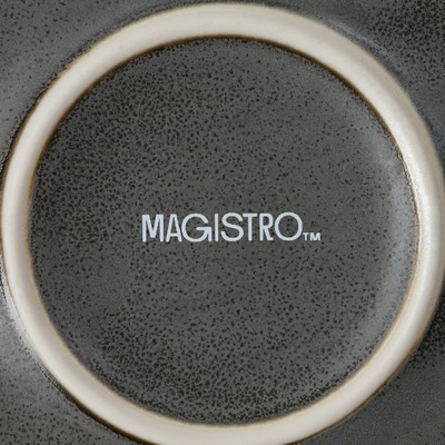 Тарелка Magistro Urban, d=22 см, фарфор, серая