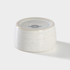 Соусник фарфоровый Magistro Urban, 70 мл, d=6,7 см, цвет белый в крапинку - Фото 3