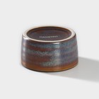 Соусник Magistro Garland, 70 мл, d=6.5 см, фарфор, синий - Фото 3