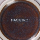 Соусник фарфоровый Magistro Garland, 70 мл, d=6,5 см, цвет синий - фото 4515152