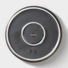 Тарелка фарфоровая десертная Magistro Urban, d=18,2 см, цвет серый - Фото 4