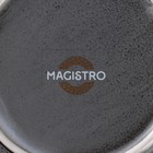 Тарелка фарфоровая десертная Magistro Urban, d=18,2 см, цвет серый - Фото 5