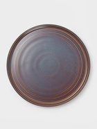 Подстановочная тарелка Magistro Garland, d=27.5 см, фарфор, синяя, коричневая - Фото 2