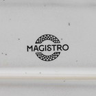 Блюдо фарфоровое овальное Magistro Urban, 260 мл, 18×9,8×2,5 см, цвет белый - Фото 5