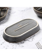 Блюдо Magistro Urban, 260 мл, 18×9.8×2.5 см, овальное, фарфор, серый - Фото 6