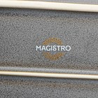 Блюдо фарфоровое овальное Magistro Urban, 260 мл, 18×9,8×2,5 см, цвет серый - Фото 7
