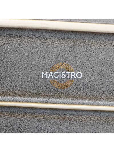 Блюдо Magistro Urban, 260 мл, 18×9.8×2.5 см, овальное, фарфор, серый