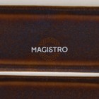 Блюдо фарфоровое овальное Magistro Garland, 18×9,8×2,5 см, цвет синий - Фото 8