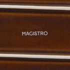 Блюдо фарфоровое овальное Magistro Garland, 24×13,7×2,7 см, цвет синий - Фото 7