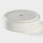 Салатник фарфоровый с высоким бортом Magistro Urban, 500 мл, d=15 см, цвет белый в крапинку - Фото 3