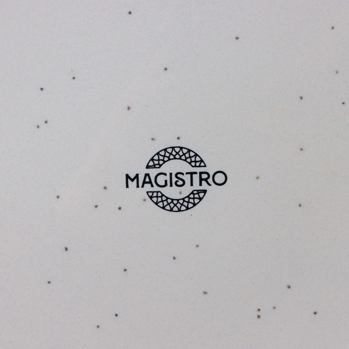 Салатник фарфоровый с высоким бортом Magistro Urban, 500 мл, d=15 см, цвет белый в крапинку - фото 1908993310