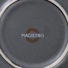 Салатник фарфоровый с высоким бортом Magistro Urban, 650 мл, d=17 см, цвет серый - Фото 5