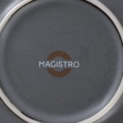 Салатник с высоким бортом Magistro Urban, 650 мл, d=17 см, фарфор, серый