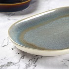 Блюдо фарфоровое овальное Magistro Ocean, 25×16×2,4 см, цвет голубой - Фото 4