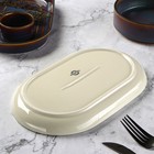 Блюдо фарфоровое овальное Magistro Ocean, 25×16×2,4 см, цвет голубой - Фото 6