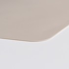 Коврик силиконовый под миску, 40 х 30 см, серый - Фото 4