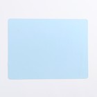 Коврик силиконовый под миску, 40 х 30 см, голубой - Фото 3