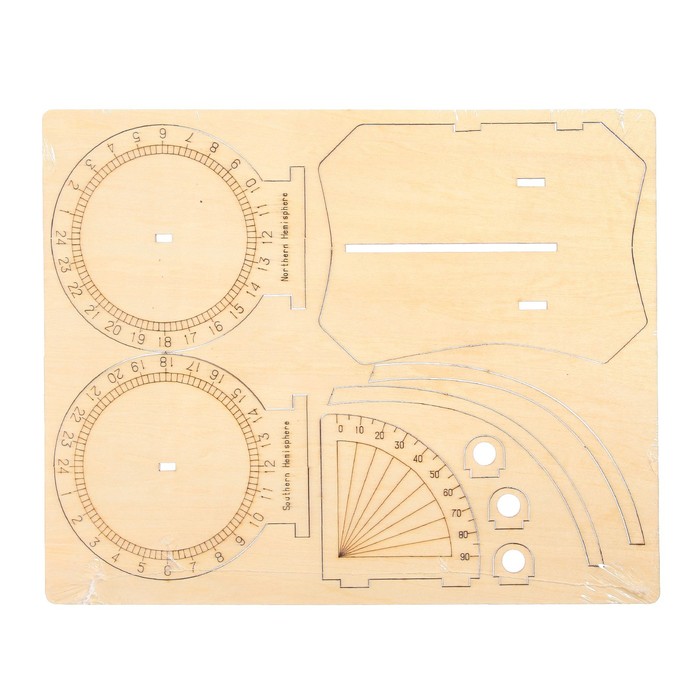 Набор для опытов «Солнечные часы», 9 элементов +компас - фото 1906084577