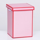 Коробка складная, красная, 17 х 25 см - фото 7711892