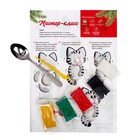 Лепка на ложке «Новый год! Котик на ёлке», набор для творчества - Фото 3