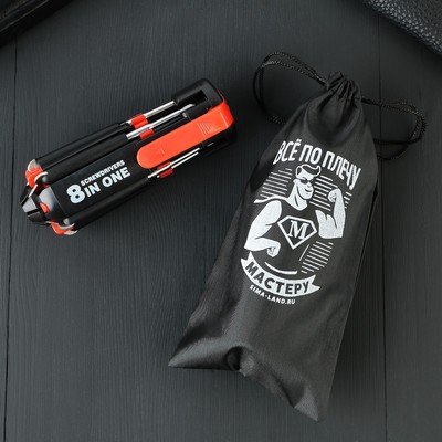 Фонарик мультитул «Все по плечу», 8 в 1, пластик