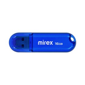 Флешка Mirex CANDY BLUE, 16 Гб ,USB2.0, чт до 25 Мб/с, зап до 15 Мб/с, синяя 9284238