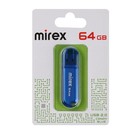 Флешка Mirex CANDY BLUE, 64 Гб ,USB2.0, чт до 25 Мб/с, зап до 15 Мб/с, синяя 9284241 - фото 13735442