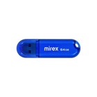 Флешка Mirex CANDY BLUE, 64 Гб ,USB2.0, чт до 25 Мб/с, зап до 15 Мб/с, синяя - фото 319813212