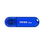 Флешка Mirex CANDY BLUE, 8 Гб ,USB2.0, чт до 25 Мб/с, зап до 15 Мб/с, синяя - фото 3053379