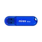 Флешка Mirex CANDY BLUE, 8 Гб ,USB2.0, чт до 25 Мб/с, зап до 15 Мб/с, синяя - Фото 1