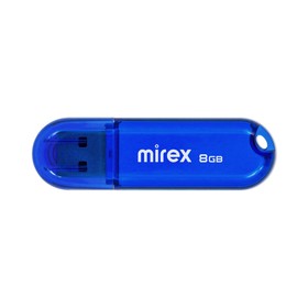 Флешка Mirex CANDY BLUE, 8 Гб ,USB2.0, чт до 25 Мб/с, зап до 15 Мб/с, синяя