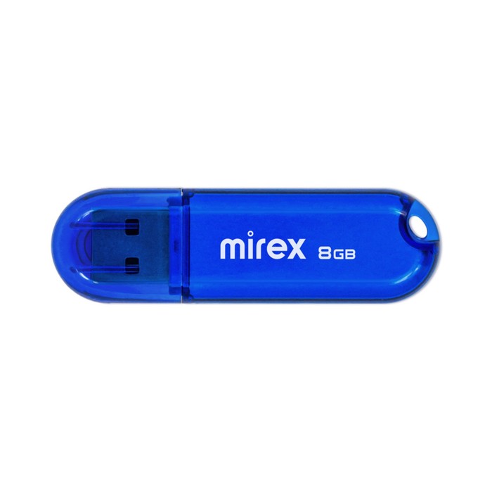 Флешка Mirex CANDY BLUE, 8 Гб ,USB2.0, чт до 25 Мб/с, зап до 15 Мб/с, синяя - Фото 1