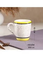 Набор посуды Керамика ручной работы «Персия», 3 предмета: кувшин 1.5 л, кружки 350 мл, 1 сорт, жёлтый, Иран - Фото 3