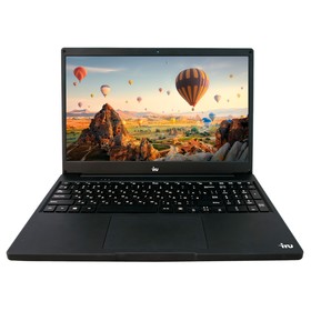 Ноутбук IRU Калибр 15Y, 15.6",  i7 8550U, 16 Гб, SSD 480 Гб, Intel UHD, FDos, чёрный