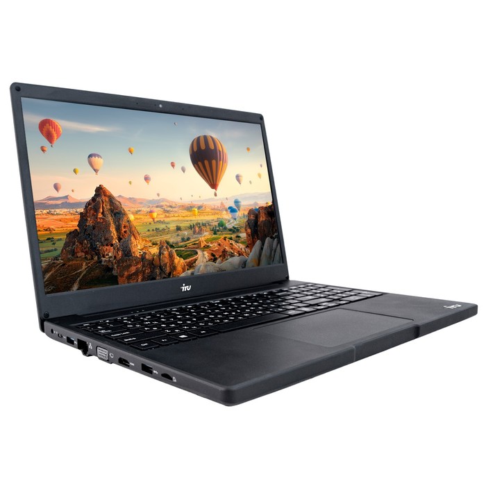 Ноутбук IRU Калибр 15Y, 15.6",  i7 8550U, 16 Гб, SSD 480 Гб, Intel UHD, FDos, чёрный - фото 51302461