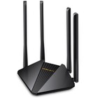 Wi-Fi роутер Mercusys MR30G AC1200, 1167 Мбит/с, 2 порта 1000 Мбит/с, чёрный - фото 9987552