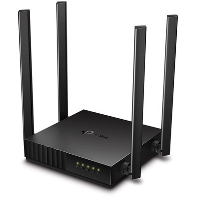 Wi-Fi роутер TP-Link Archer C54, 1167 Мбит/с, 4 порта 100 Мбит/с, чёрный