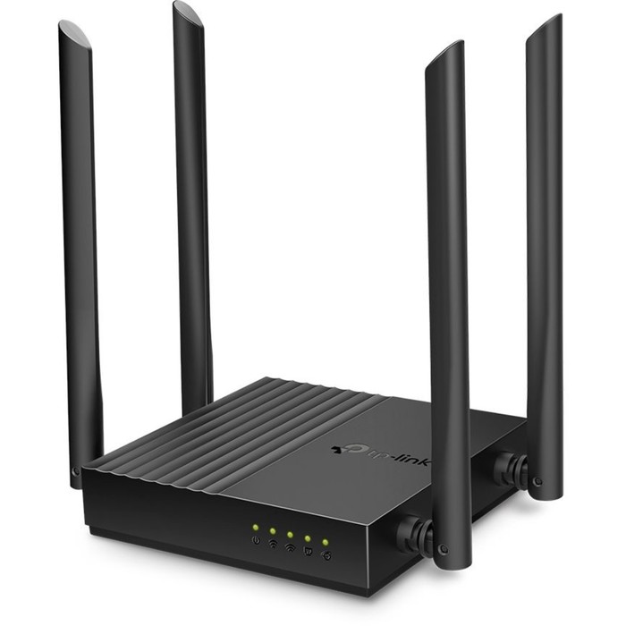 Wi-Fi роутер TP-Link Archer A64, 1267 Мбит/с, 4 порта 1000 Мбит/с, чёрный - фото 51524606