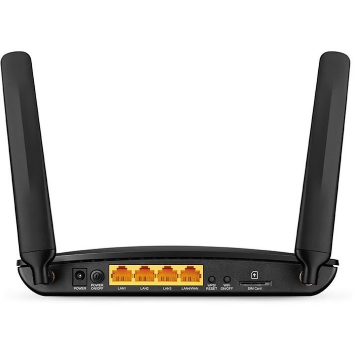 Wi-Fi роутер TP-Link Archer MR400, 1317 Мбит/с, 4 порта 100 Мбит/с, чёрный - фото 51302500